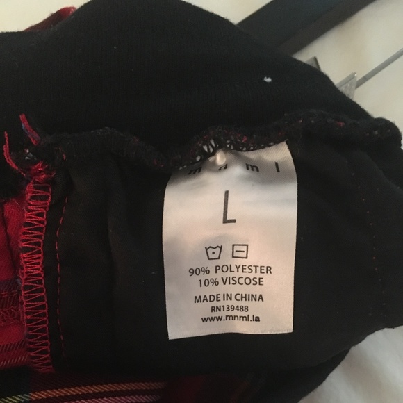 Punk Rock Plaid Pants / Joggers - MNML.LA - Picture 6 of 6